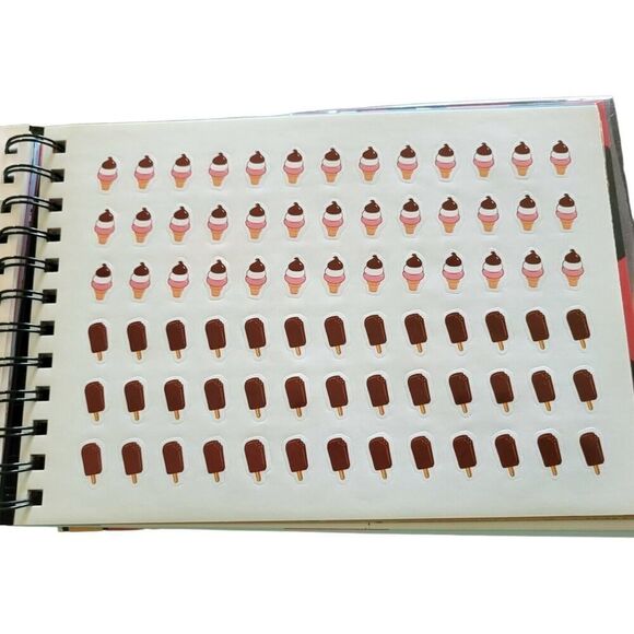 VINNIE'S GIANT ROLLER COASTER PERIOD CHART & Journal Sticker Book w/ Tampon Case - Picture 11 of 11